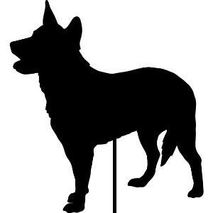 Australian Cattle Dog Garden Stake or Dog Wall Art / Pet Memorial