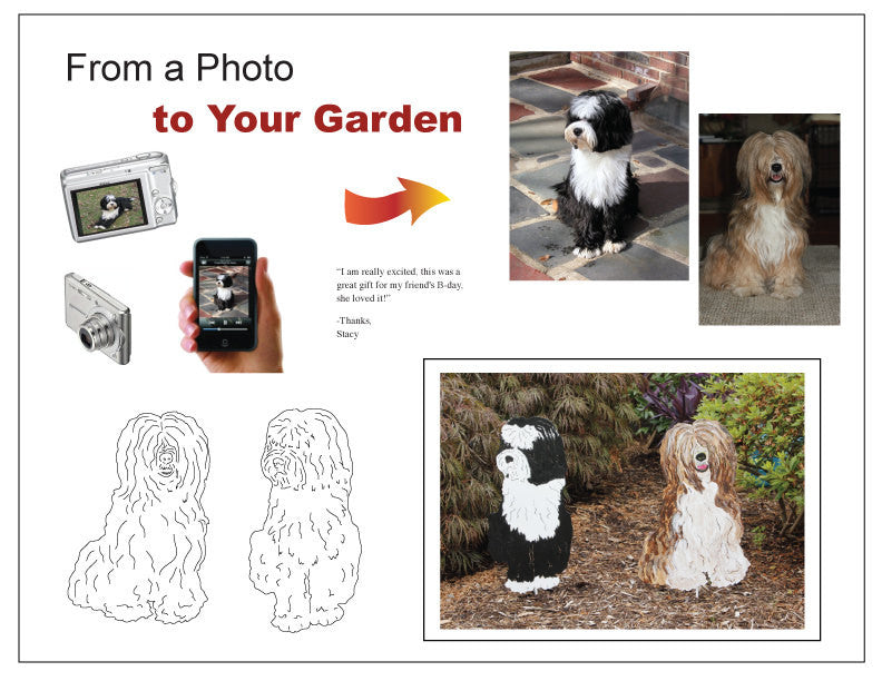 Samoyed Garden Stake or Dog Wall Art
