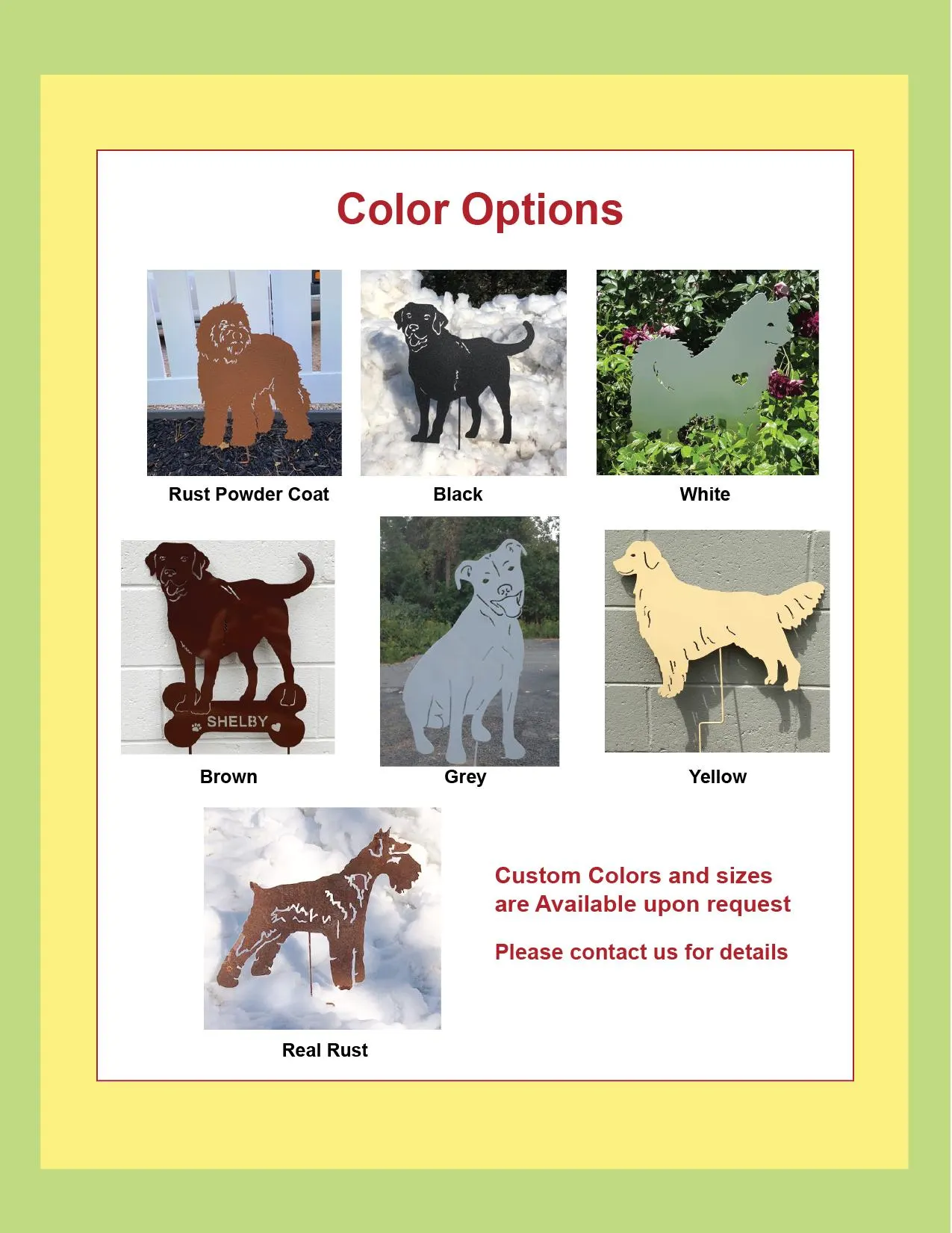 Miniature Schnauzer Garden Stake or Wall Art